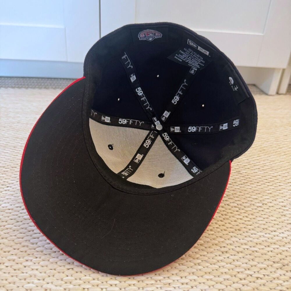 New Era 59Fifty Springfield Cardinals MiLB Hat Size 6 7/8 Black Red Two-Tone - Picture 4 of 6